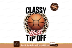 Basketball leopard print text classy until Product Image 1