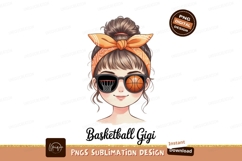 Girl wearing bandana and sunglasses SUBLIMATION Product Image 1