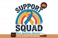 Support Squad Rainbow Awareness Ribbon image Product Image 1