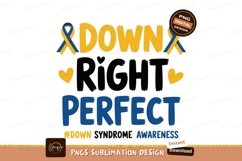 Yellow blue ribbon hearts perfect awareness down syndrome Product Image 1