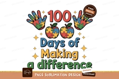 Colorful puzzle hands apples celebrate difference SUBLIMATIO Product Image 1