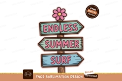 Pink flower on directional signpost SUBLIMATION Product Image 1