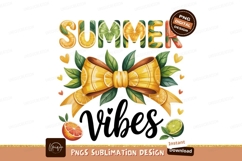 Summer citrus bow vibes orange lime Product Image 1