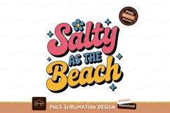 Salty Beach Flower Stars retro Product Image 1