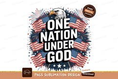 Eagle flags fireworks patriotic text image Product Image 1