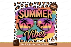 Summer Vibes Sunglasses Palm Trees image Product Image 1