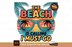Beach sunset sunglasses palm trees S U B L I M A T I O N P N Product Image 1