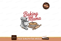 Baking mixer pie rolling pin whisk image Product Image 1