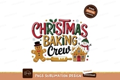 Christmas Baking Crew Gingerbread Snowman image Product Image 1
