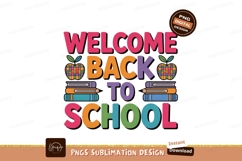 Welcome back to school apples books image Product Image 1