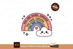 Pastel rainbow affirmation quote positive Product Image 1