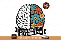 Brain Flowers Mental Health Awareness S U B L I M A T I O N Product Image 1