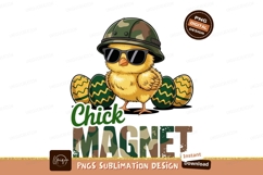 Cool chick wearing helmet sunglasses easter eggs Product Image 1