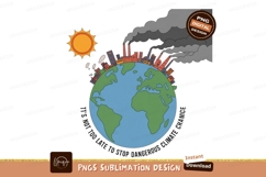 Earth pollution industrial smoke sun globe planet Product Image 1