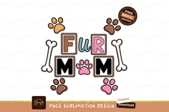 Paw Prints Bones Fur Letters image Product Image 1