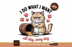 Grumpy cat spilled honey barrel image Product Image 1