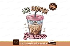 Iced coffee princess drink beverage Product Image 1