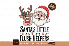 Santa reindeer festive lights christmas Product Image 1