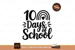 100 Days Of School Sublimation Design Product Image 1