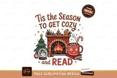 Cozy Season Christmas Holiday Sublimation Illustration Product Image 1