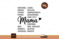 Mothers Day Quote Elegant Typography Design Product Image 1