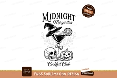 Spooky Margaritas Halloween Cocktail Sublimation Png Product Image 1