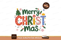Fun Festive Merry Christmas Holiday Design Product Image 1