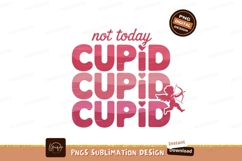 not today cupid, valentines day, anti valentine, sublimation Product Image 2
