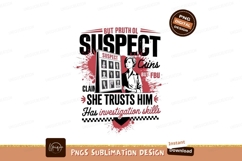 Female Investigator Suspect Board Sublimation Png Product Image 1
