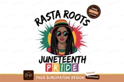 Rasta Roots Juneteenth Pride Sublimation Png Product Image 1
