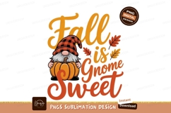 Gnome pumpkin fall sweet orange Product Image 1