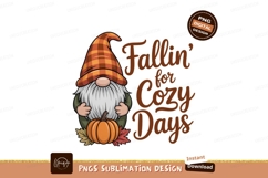 Gnome pumpkin plaid hat cozy autumn fall Product Image 1