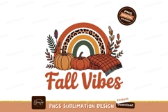 Autumnal rainbow pumpkins plaid blanket fall leopard Product Image 1