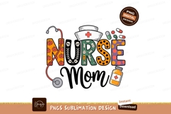 Halloween nurse medical art pumpkin skeleton Product Image 1