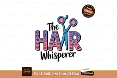 Hairdresser scissors pink purple gradient salon stylist Product Image 1