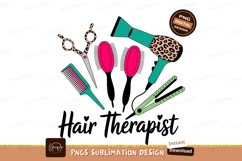 Hairdressing tools leopard print dryer scissors comb Product Image 1