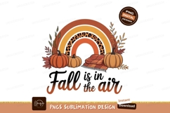 Autumn rainbow pumpkins plaid blanket fall Product Image 1