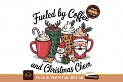 Festive Christmas Drinks Snowman Santa Claus coffee Product Image 1