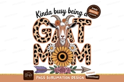Goat mom floral sunflower daisy Product Image 1