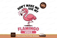 Angry pink flamingo talking bird Product Image 1