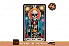 Skeleton holding chalice wearing robe and medal roses Product Image 1