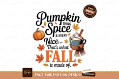 Pumpkin Spice Fall Drink autumn latte Product Image 1