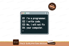 Programmer code computer text window Product Image 1