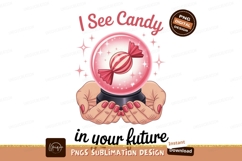 Crystal ball candy fortune prediction Product Image 1