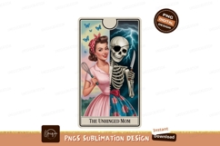 Retro woman skeleton duality pinup knife Product Image 1