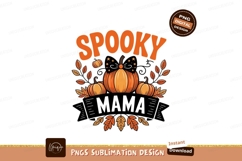Format: Title: Spooky pumpkins autumn leaves fall halloween Product Image 1