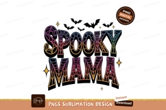 Spooky mama gradient spiderweb halloween Product Image 1