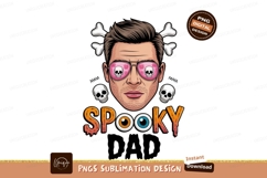 Man with skull glasses and bones spooky Product Image 1