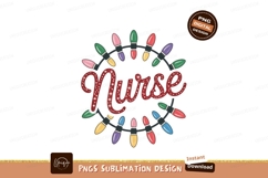 Festive nurse lights holiday christmas Product Image 1