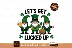 St Patricks Day Gnomes Sublimation Png Product Image 1